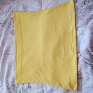 Yellow Tube Top Size LG-XL